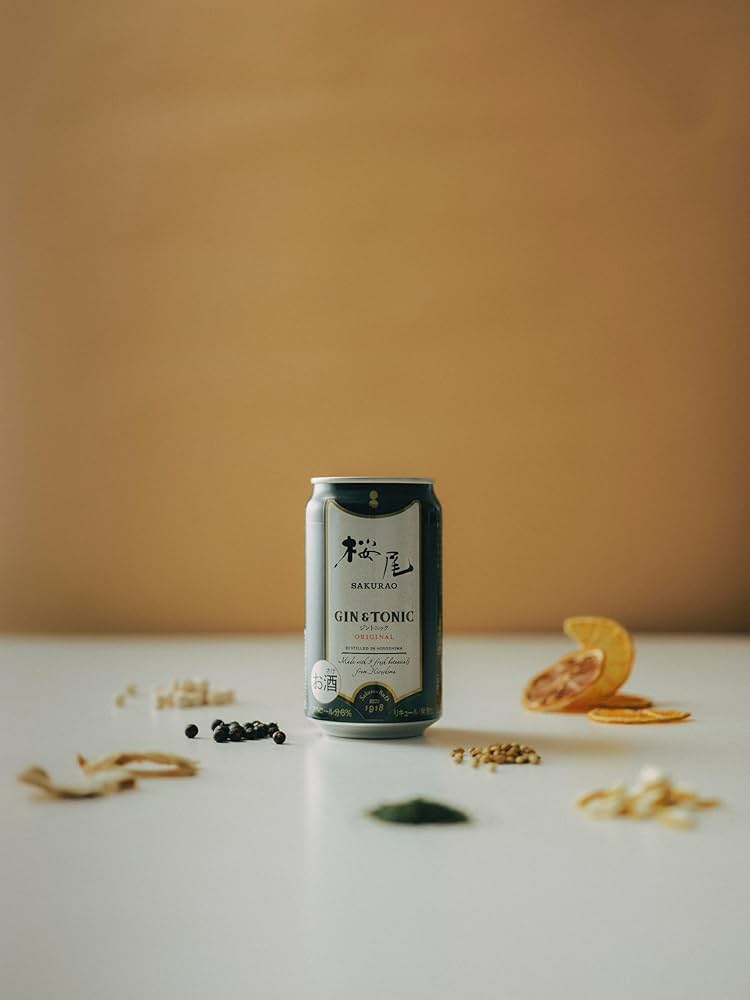Amazon.co.jp: サクラオB&D SAKURAO GIN ORIGINAL GIN＆TONIC 缶